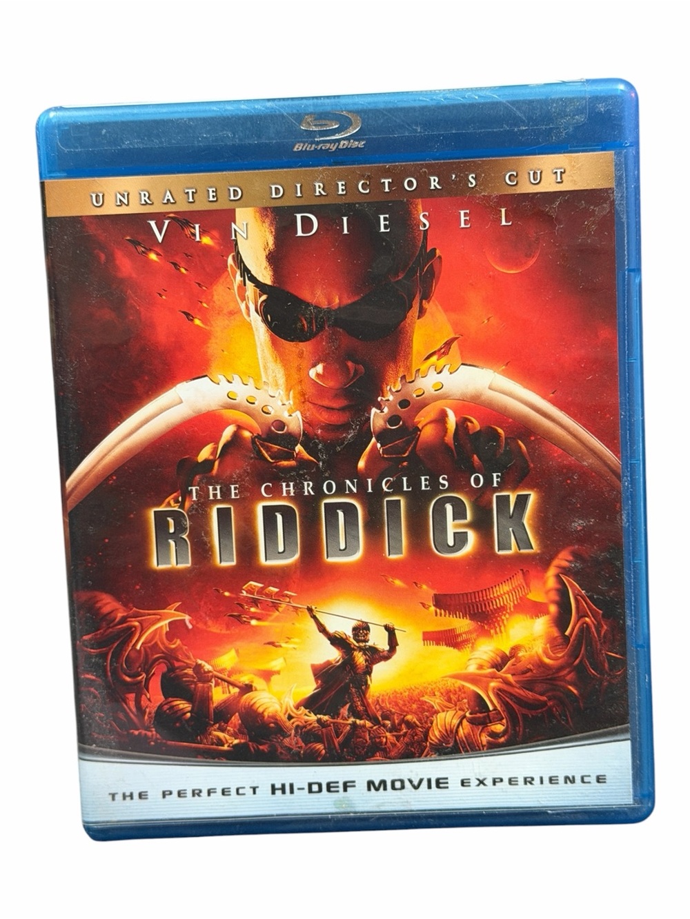 Blu-ray: The Chronicles of Riddick - Unrated Director's Cut (Blue)
